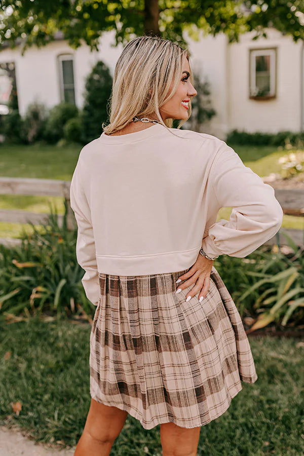 Margaret Plaid Dress