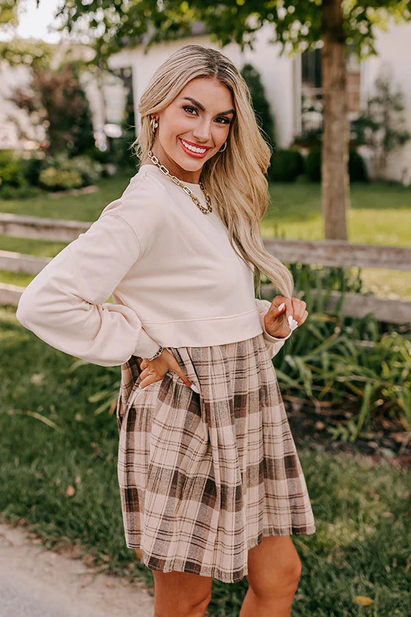 Margaret Plaid Dress
