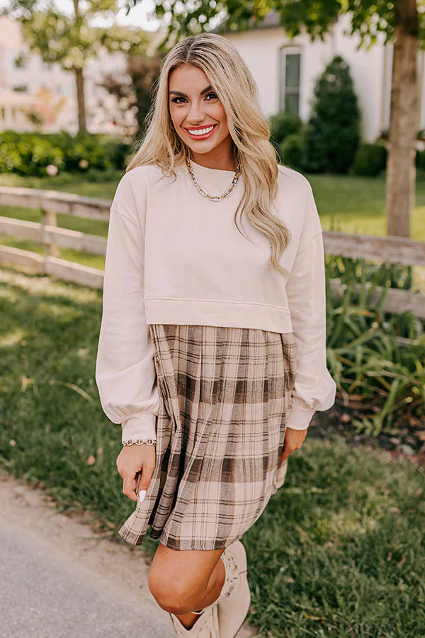 Margaret Plaid Dress