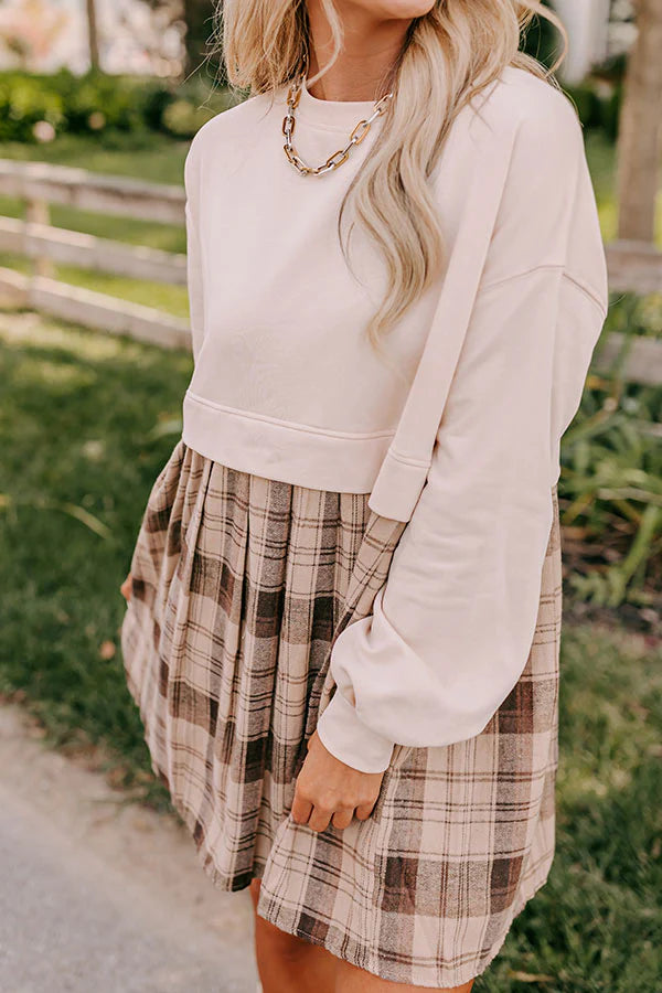 Margaret Plaid Dress