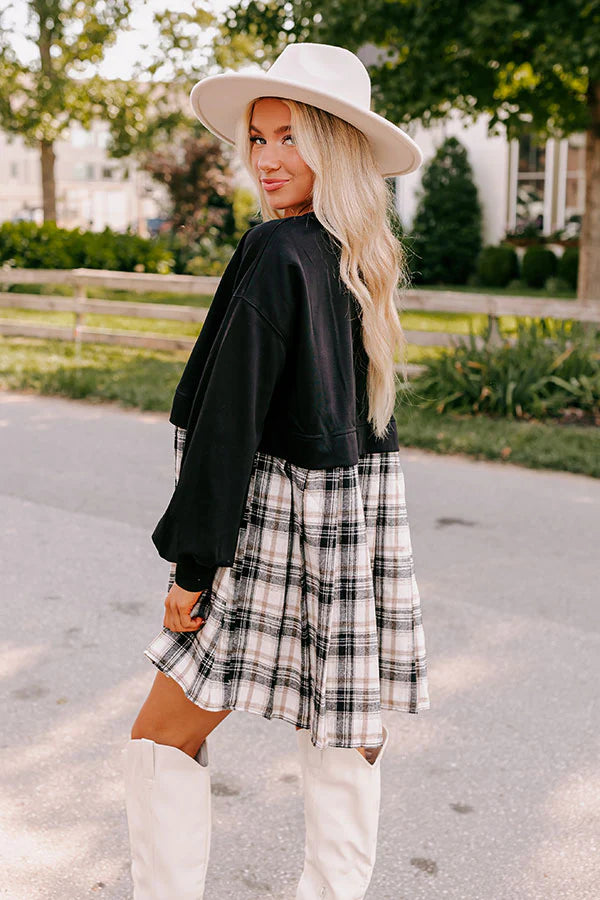 Margaret Plaid Dress