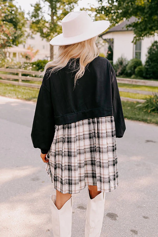 Margaret Plaid Dress
