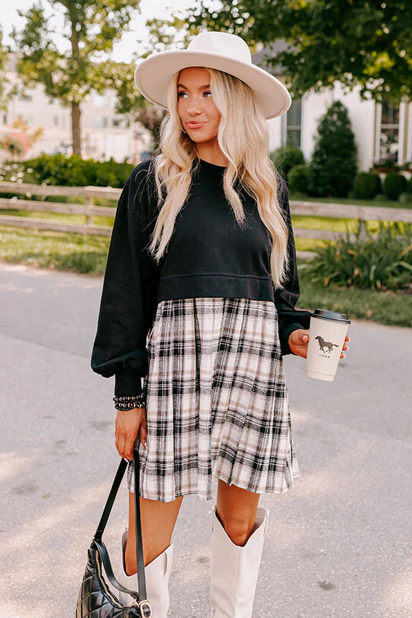 Margaret Plaid Dress
