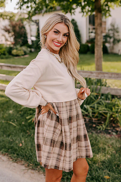 Margaret Plaid Dress