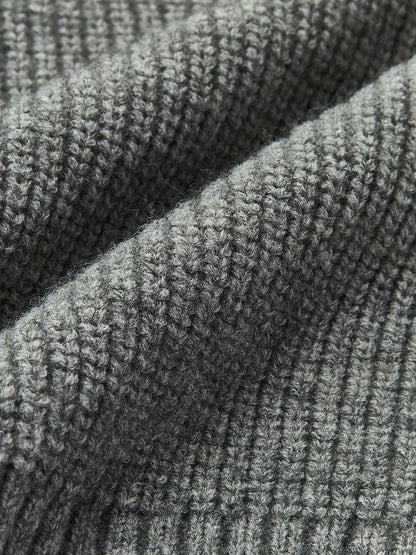 Lorie Denim Lapel Sweater