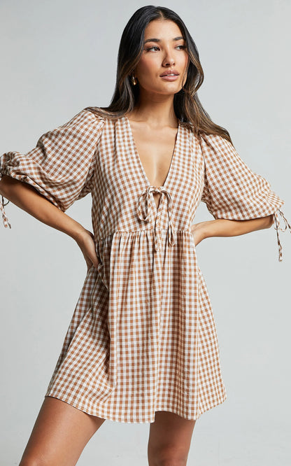 Rosie Gingham Dress