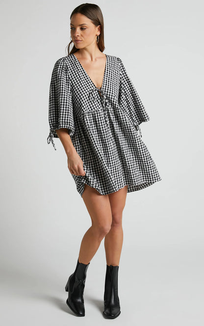 Rosie Gingham Dress