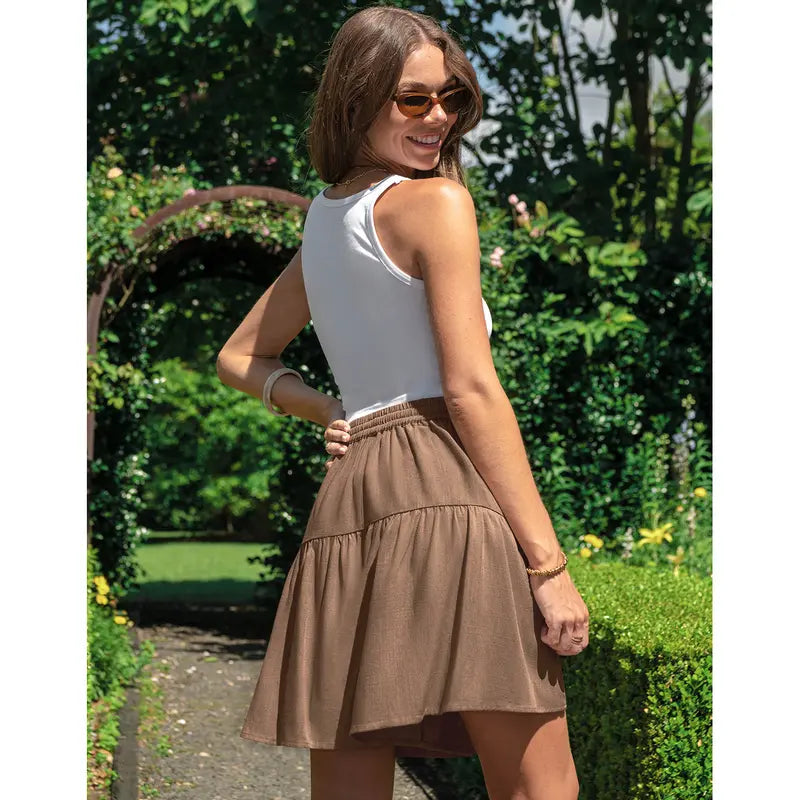 Rachelle Poplin Skort